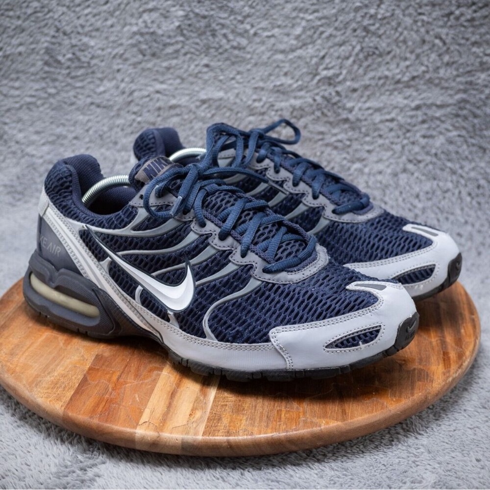 Navy and Gray Athletic Sneakers